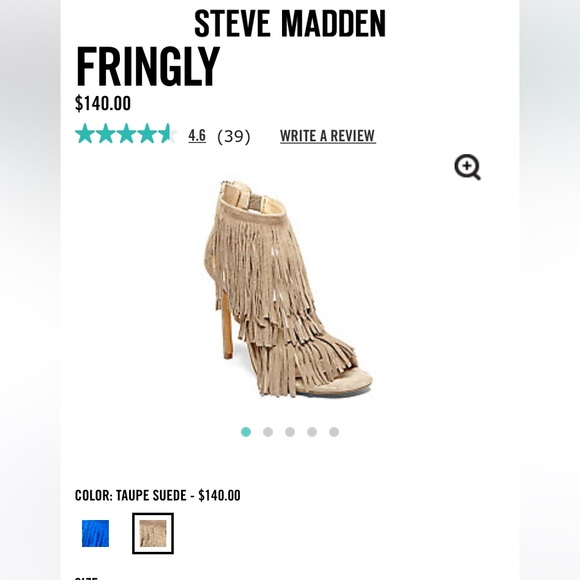 STEVE MADDEN Fringly Sandals - Picture 4 of 5